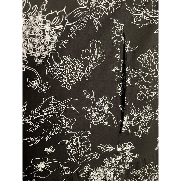 Women Within Maxi Medium Dress Baggy Oversizes Pockets Cotton Y2K - Picture 9 of 11